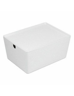 Stackable Organising Box Confortime With lid 35 x 26 x 16 cm (6 Units)