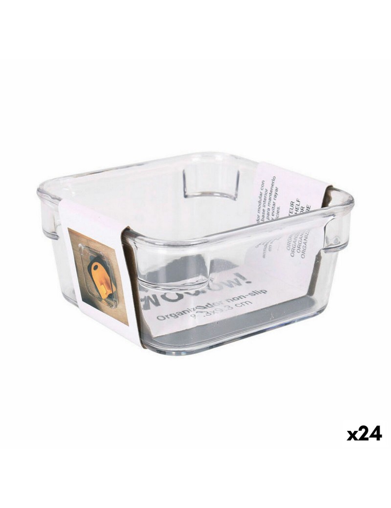 Contenitori per Cassetti 9,3 x 9,3 cm 9,3 x 9,3 x 4,8 cm (24 Unità)