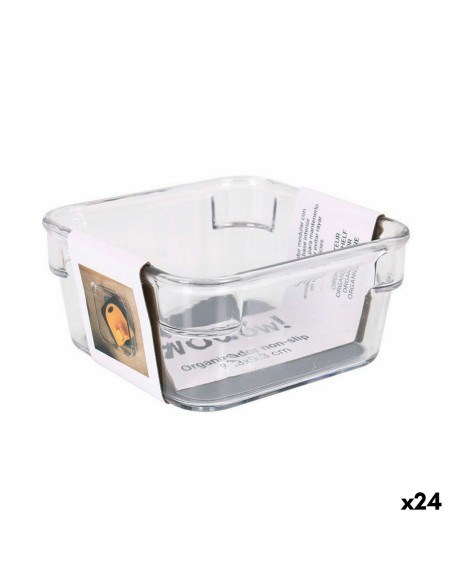 Contenitori per Cassetti 9,3 x 9,3 cm 9,3 x 9,3 x 4,8 cm (24 Unità)