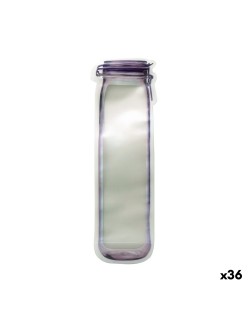 Set de Bolsas Reutilizables para Alimentos 4 Piezas 10,5 x 32 x 6 cm (36 Unidades)