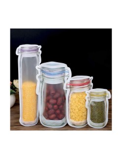 Set de Bolsas Reutilizables para Alimentos 5 Piezas 13,5 x 19,5 x 7,3 cm (36 Unidades)