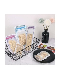Set de Bolsas Reutilizables para Alimentos 5 Piezas 13,5 x 19,5 x 7,3 cm (36 Unidades)