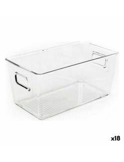 Caja Multiusos Dem Transparente 23,5 x 13,3 x 11,5 cm (18 Unidades)