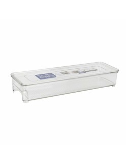 Contenitore per Sistemare Multiuso Quttin Con coperchio 32,5 x 10 x 5,5 cm