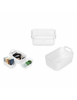 Cestino Multiuso Confortime Bianco 24 x 16,7 x 11,2 cm (18 Unità)