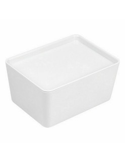 Scatola per Sistemare Impilabile Confortime Con coperchio 17,5 x 13 x 8,5 cm (12 Unità)