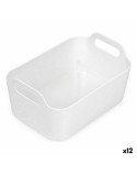 Cestino Multiuso Confortime Bianco 33 x 23,5 x 15,4 cm (12 Unità)