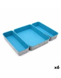 Set di Cestini Confortime 3 Pezzi Feltro 28 x 20,5 x 5,3 cm (3 Pezzi) (6 Unità)