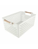 Cesta Multiusos Confortime Madera 37 x 23 x 15 cm (18 Unidades)
