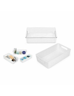 Cestino Multiuso Confortime Bianco 38 x 22 x 9,5 cm (10 Unità)