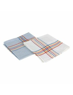 Stoff/Tuch Supernet Blau Weiß (24 Stück) (52 x 52 cm)