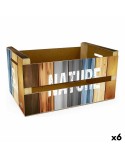 Caixa de Armazenagem Confortime Nature (6 Unidades) (36 x 26,5 x 17 cm)
