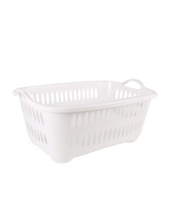 Cesto para la Ropa Sucia Tontarelli Cover line Con asas Plástico Blanco 62,5 x 44,5 x 27,5 cm (12 Unidades)