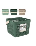 Cesta Multiusos Confortime Plástico 12 L 27 x 27 x 21 cm (12 Unidades)