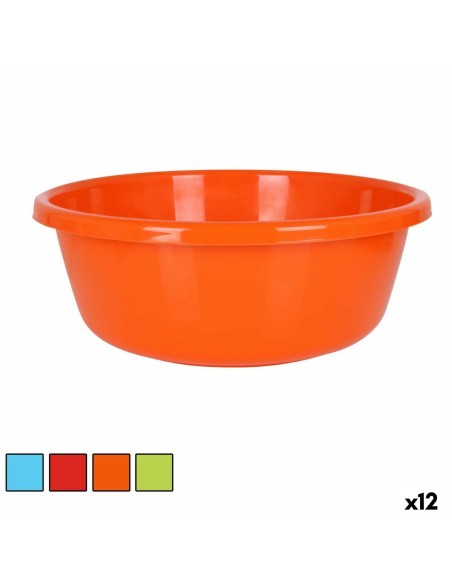 Barreño Dem Colors Redondo 10 L 36,5 x 36,5 x 14 cm (12 Unidades)