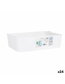 Organizador de Cajones Dem Blanco 27 x 18 x 7,5 cm (24 Unidades)