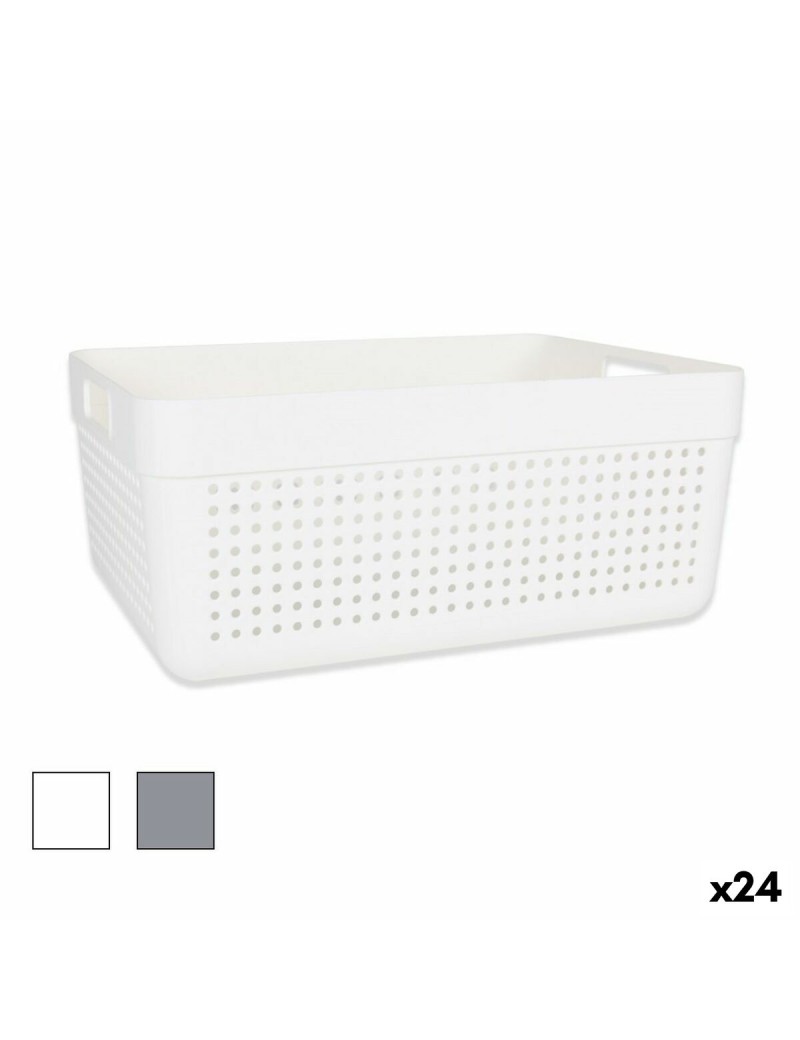 Cesta Multiusos Confortime 32,5 x 23,5 x 14 cm (24 Unidades)