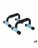 Support for Press-ups LongFit Sport Blue Black (3 Units)