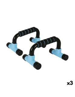 Support for Press-ups LongFit Sport Blue Black (3 Units)