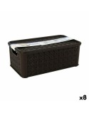 Caja de Almacenaje con Tapa Tontarelli Arianna 29,5 x 16,5 x 11 cm (8 Unidades)
