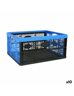 Caja Plegable con Asas Tontarelli Voilà Azul 47,5 x 35 x 23,6 cm (10 Unidades)