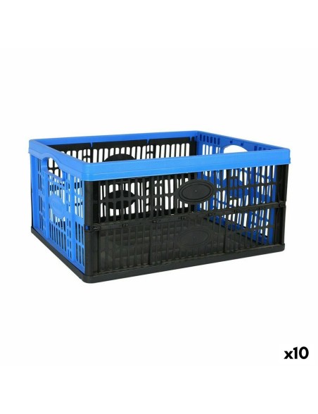 Caja Plegable con Asas Tontarelli Voilà Azul 47,5 x 35 x 23,6 cm (10 Unidades)