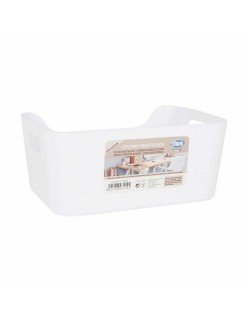 Cesta Multiusos Confortime Blanco 24 x 16,5 x 10 cm (24 Unidades)