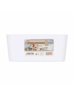 Cesta Multiusos Confortime Blanco 24 x 16,5 x 10 cm (24 Unidades)
