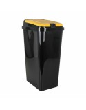 Cubo de Basura para Reciclaje Tontarelli Amarillo 45 L (6 Unidades)