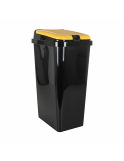 Cubo de Basura para Reciclaje Tontarelli Amarillo 45 L (6 Unidades)