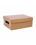 Scatola portaoggetti con coperchio Confortime Cartone 36,5 x 28,5 x 16,5 cm (6 Unità)