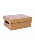 Caja de Almacenaje con Tapa Confortime Cartón 30 x 22,5 x 12,5 cm (12 Unidades)