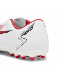 Scarpe da Calcio per Adulti Puma Ultra Play MG Bianco Rosso