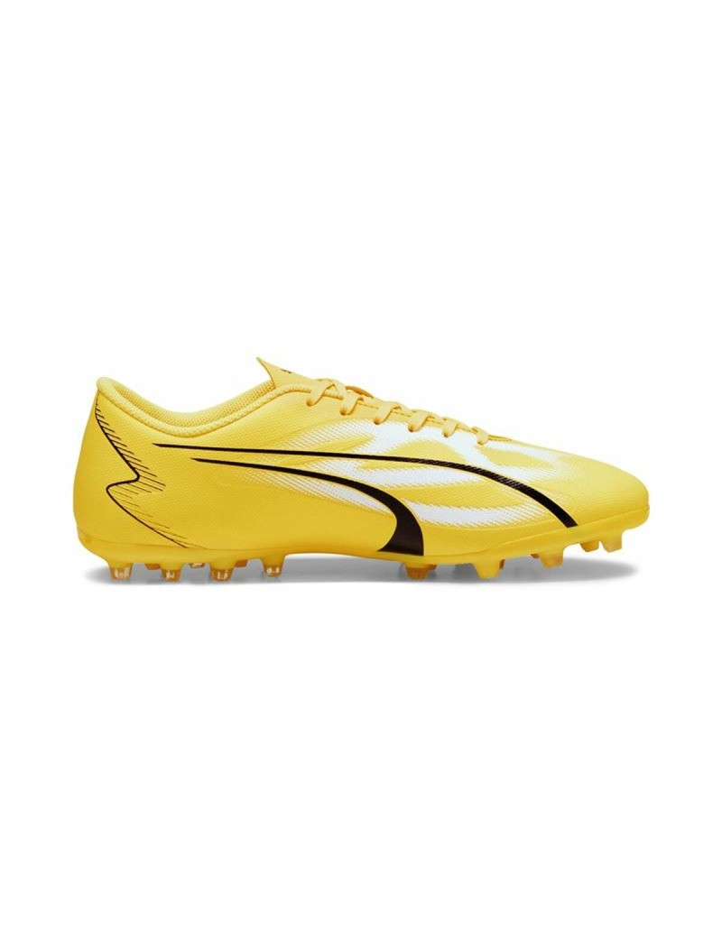 Scarpe da Calcio per Adulti Puma Ultra Play MG Giallo