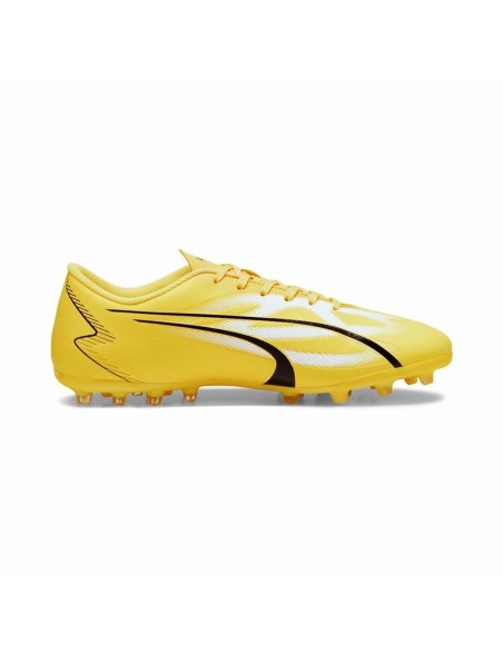 Scarpe da Calcio per Adulti Puma Ultra Play MG Giallo