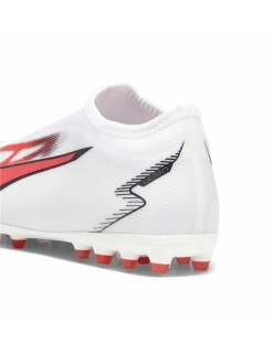 Scarpe da Calcio per Bambini Puma Ultra Match Ll MG Bianco