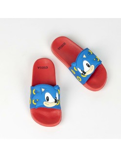 Tongs pour Enfants Sonic Bleu Rouge Multicouleur