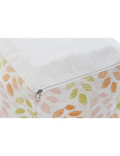 Coussin de sol DKD Home Decor Beige Feuille d'une plante Shabby Chic 40 x 40 x 40 cm