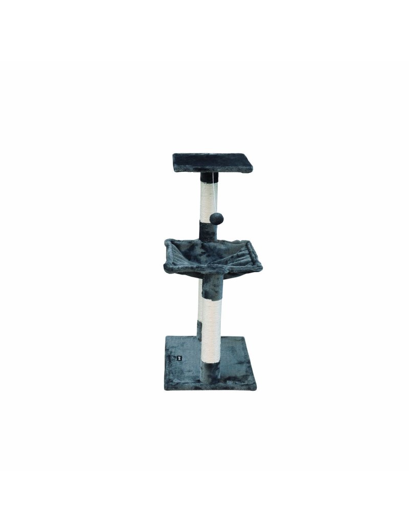 Katzenkratzbaum Gloria 36 x 50 x 83 cm Grau Holz Stahl Sisal