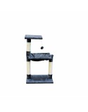 Árbol rascador para gatos Gloria 36 x 50 x 83 cm Gris Madera Acero Sisal
