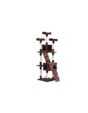 Árbol rascador para gatos Gloria 50 x 50 x 170 cm Marrón Madera Papel Sisal