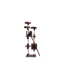 Albero tiragraffi per gatti Gloria 50 x 50 x 170 cm Marrone Legno Carta Sisal