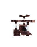 Árbol rascador para gatos Gloria 50 x 50 x 170 cm Marrón Madera Papel Sisal