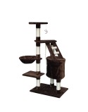 Árbol rascador para gatos Gloria 55 x 40 x 120 cm Marrón Madera Papel Sisal