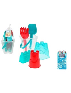 Conjunto de brinquedos de praia Colorbaby 17 cm 6 Peças