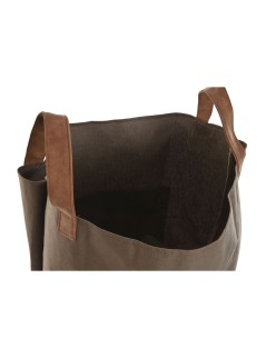 Bolsa de basura de jardín Home ESPRIT Marrón polialgodon Algodón 40 x 40 x 60 cm