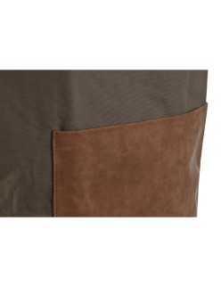 Sac à déchets de jardin Home ESPRIT Marron polialgodon Coton 40 x 40 x 60 cm