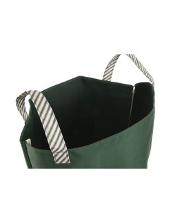 Sac à déchets de jardin Home ESPRIT Blanc Vert Coton 40 x 40 x 60 cm