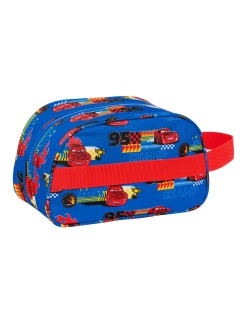 Kulturbeutel für die Schule Cars Race ready Blau 26 x 15 x 12 cm