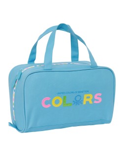 Kulturbeutel für die Schule Benetton Spring Himmelsblau 31 x 14 x 19 cm